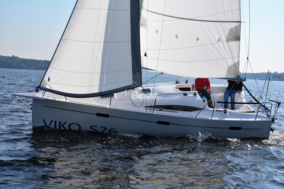 The Viko S26 lift keel trailable yacht