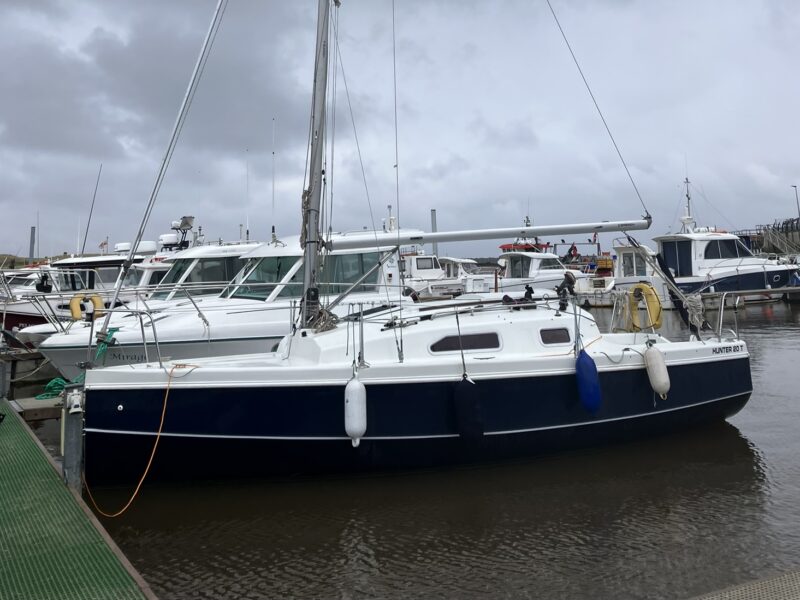 Hunter 20T 'Evie' Moored at Amble